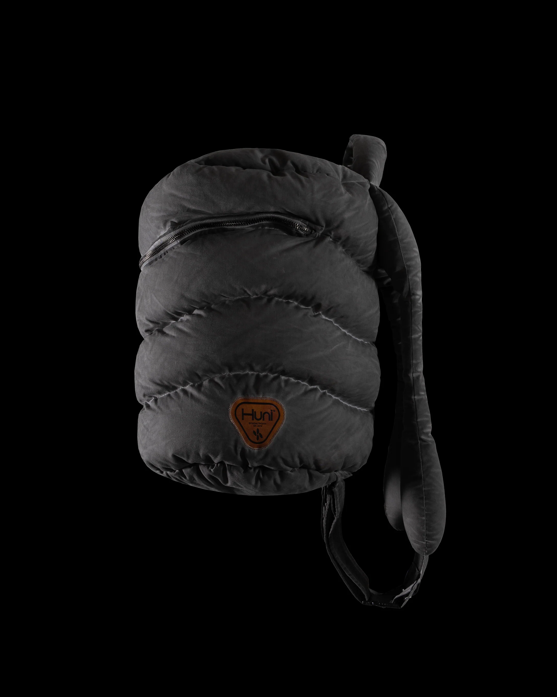 Puffer Backpack - Anthracite - Image 3