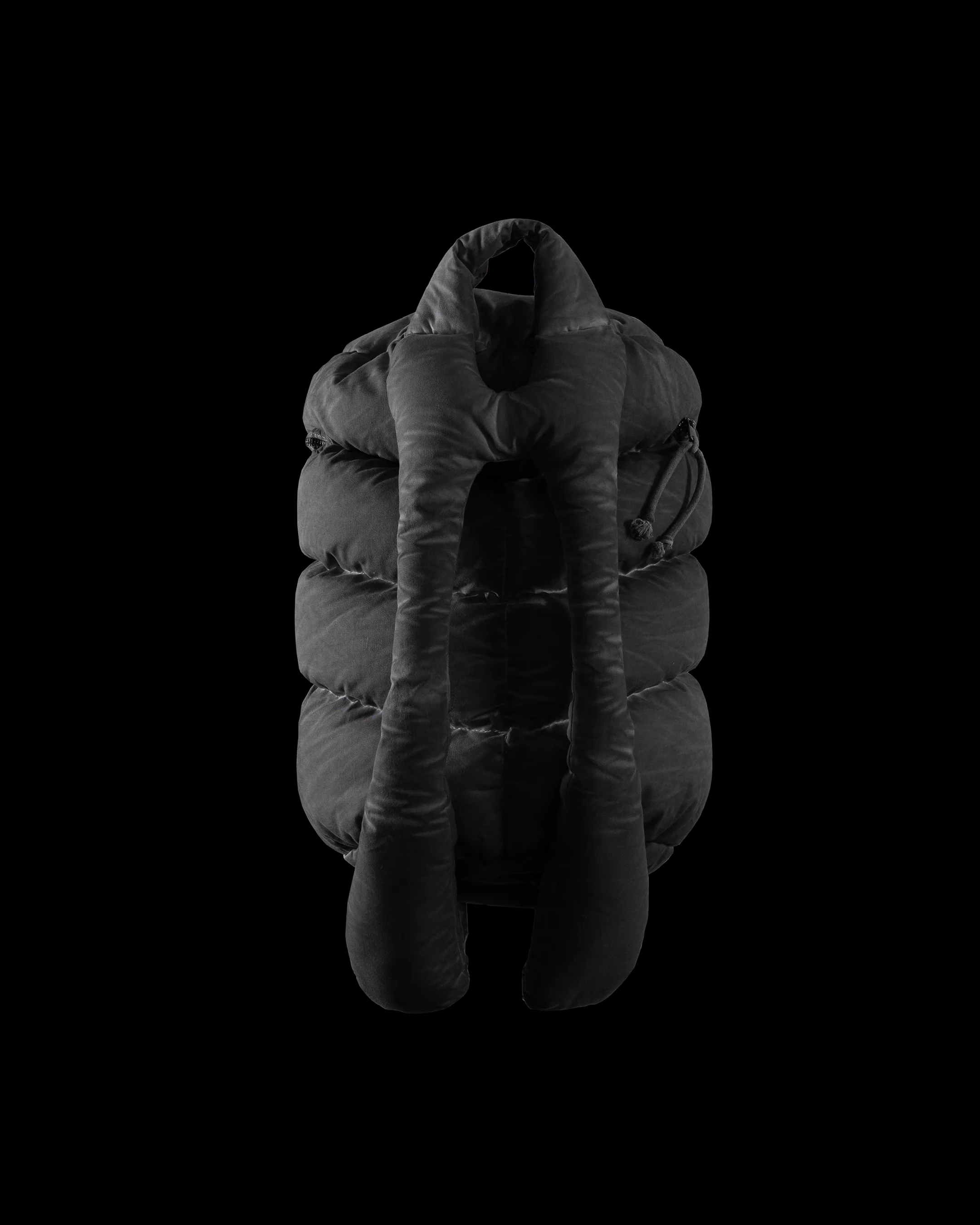 Puffer Backpack - Anthracite - Image 4