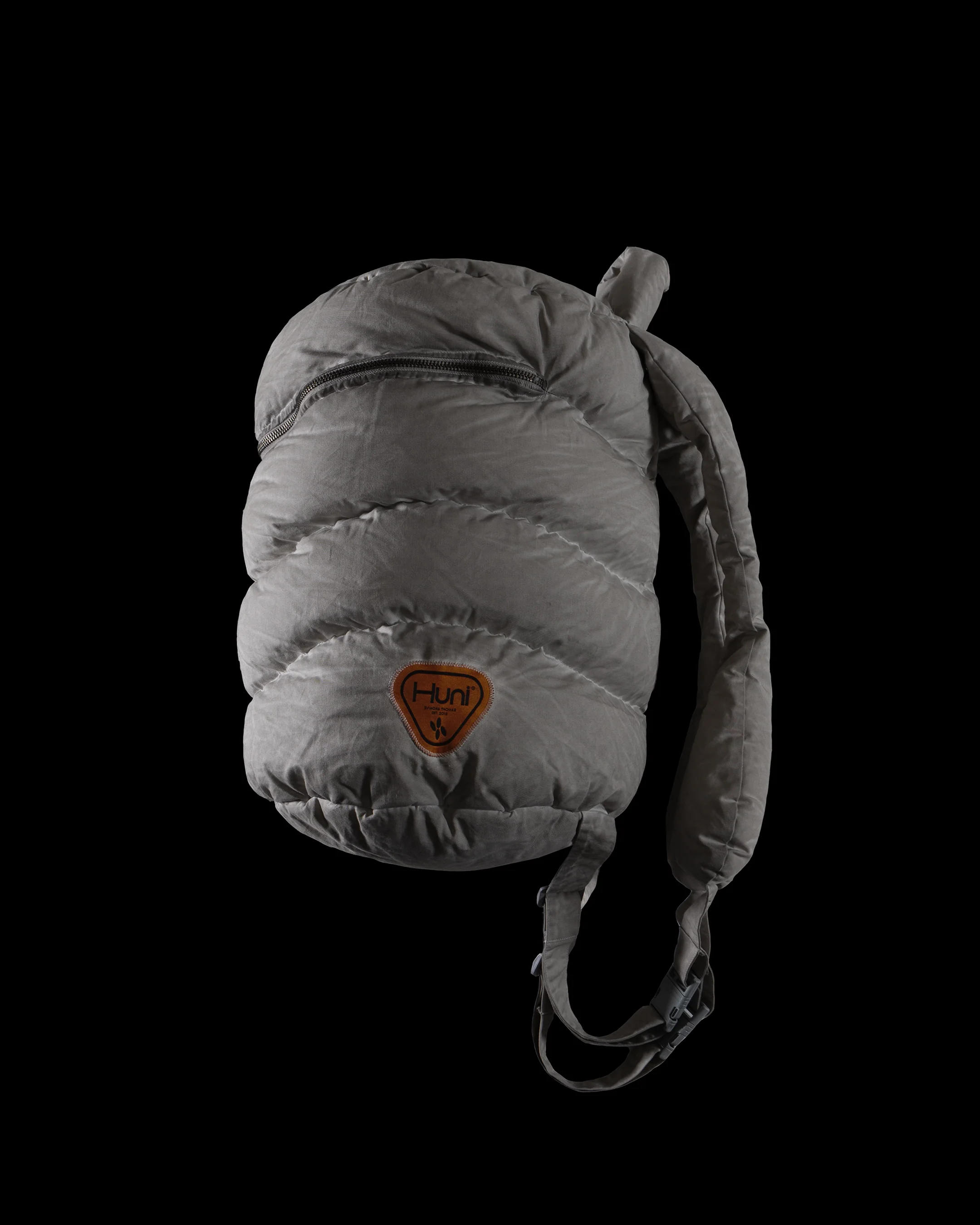 Puffer Backpack - Light Grey - Image 3