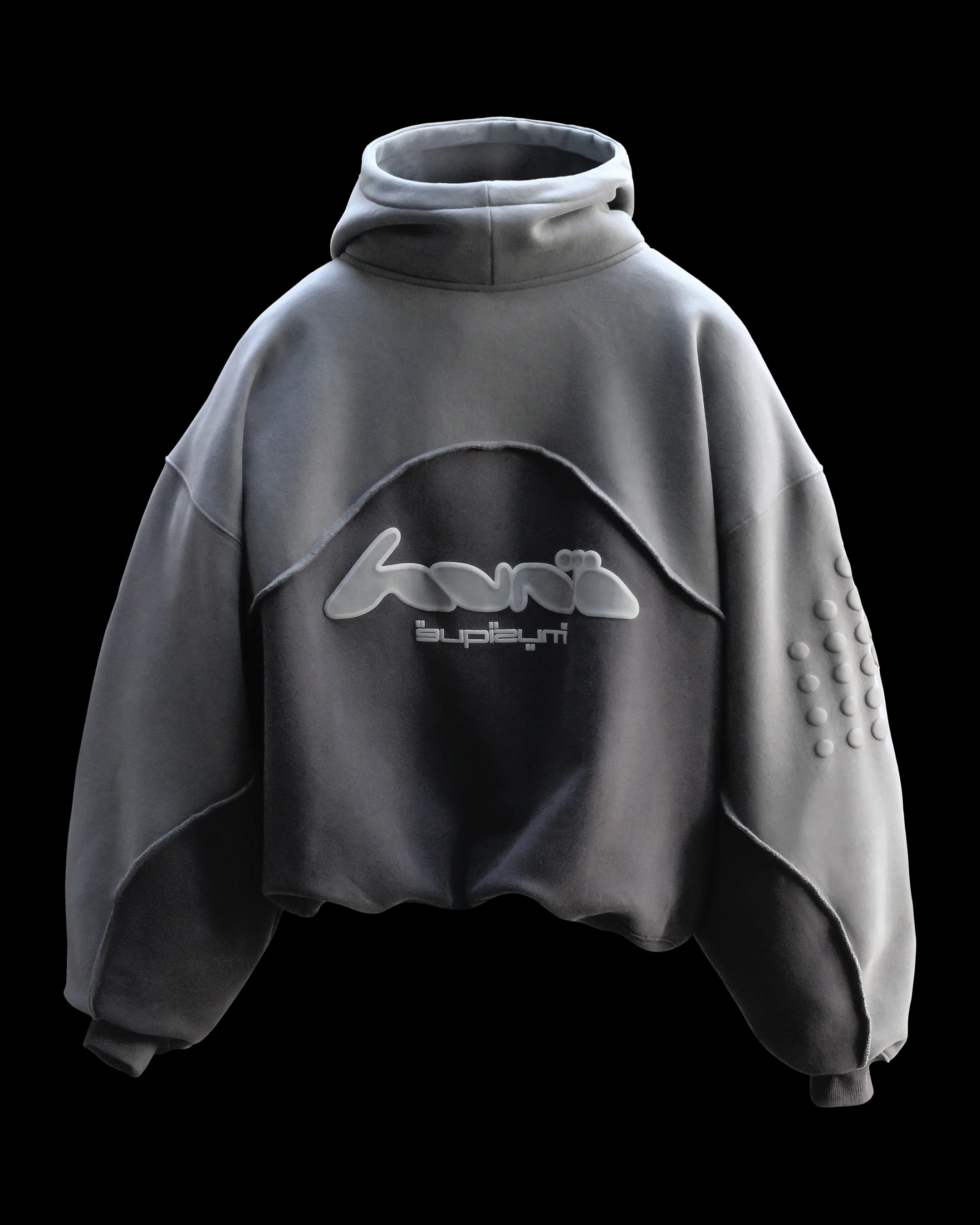 Huni Hoodie - Grey - Image 3